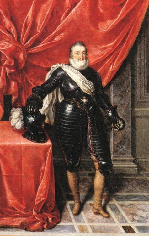 POURBUS, Frans the Younger Henry IV, King of France in Armour F China oil painting art